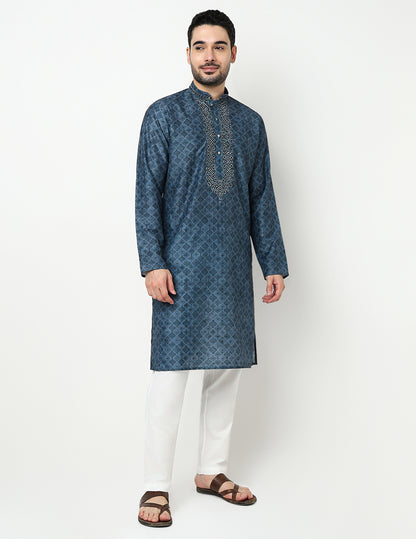 Digital Print Kurta with Pant Set