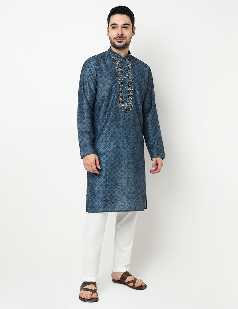 Digital Print Kurta with Pant Set