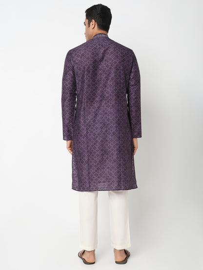 Digital Print Straight Kurta With Pant Set