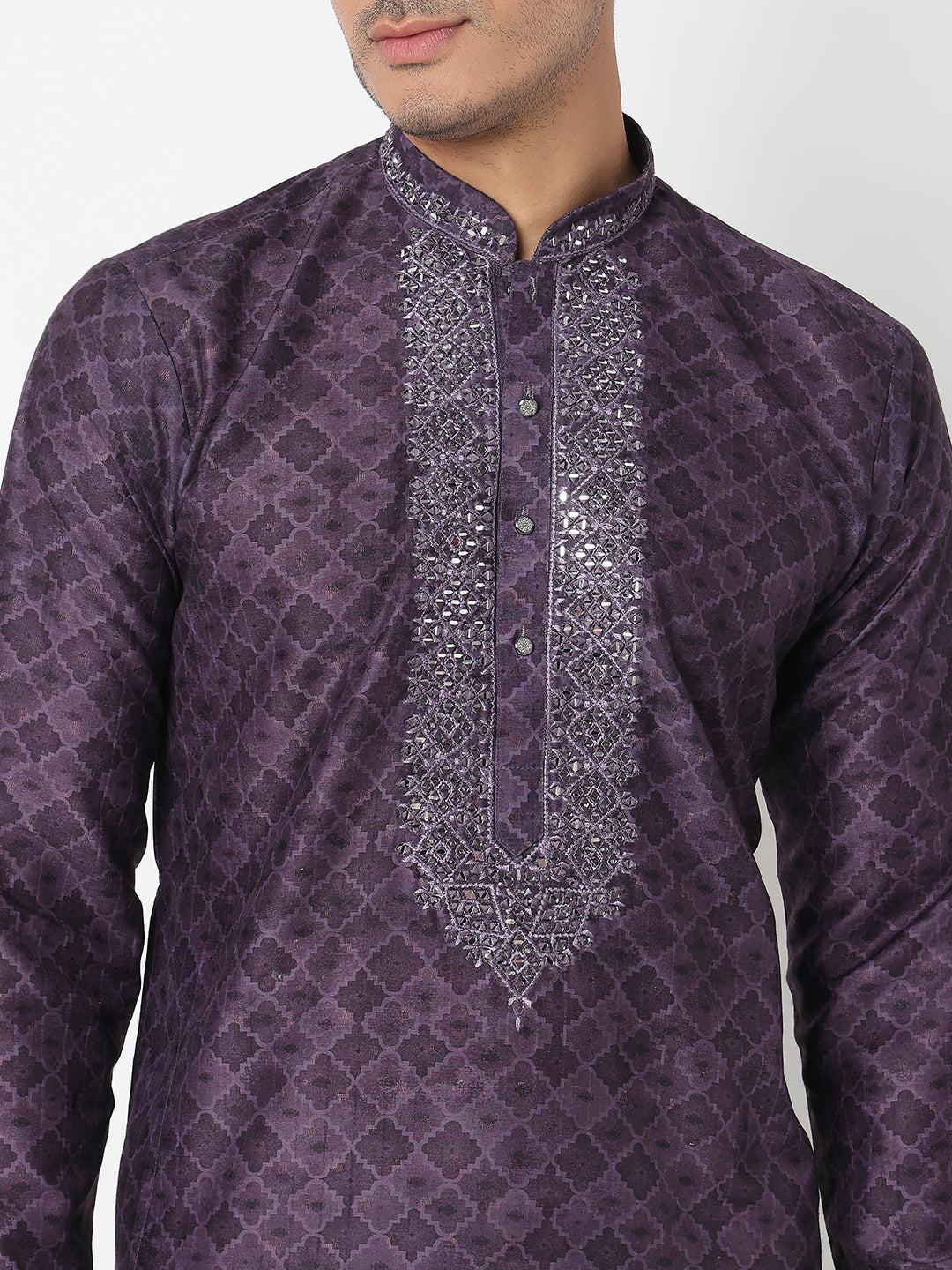 Digital Print Straight Kurta With Pant Set