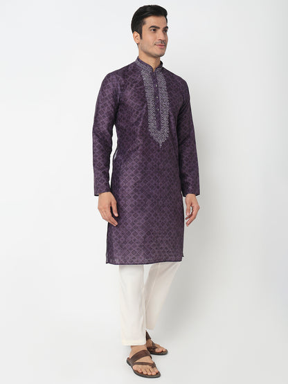 Digital Print Straight Kurta With Pant Set
