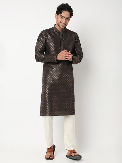 Digital Print Straight Kurta With Pant Set