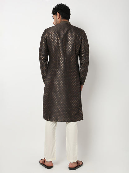 Digital Print Straight Kurta With Pant Set