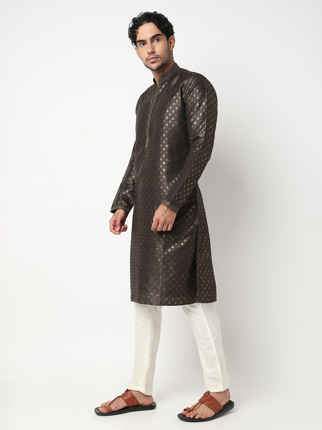 Digital Print Straight Kurta With Pant Set