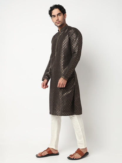 Digital Print Straight Kurta With Pant Set