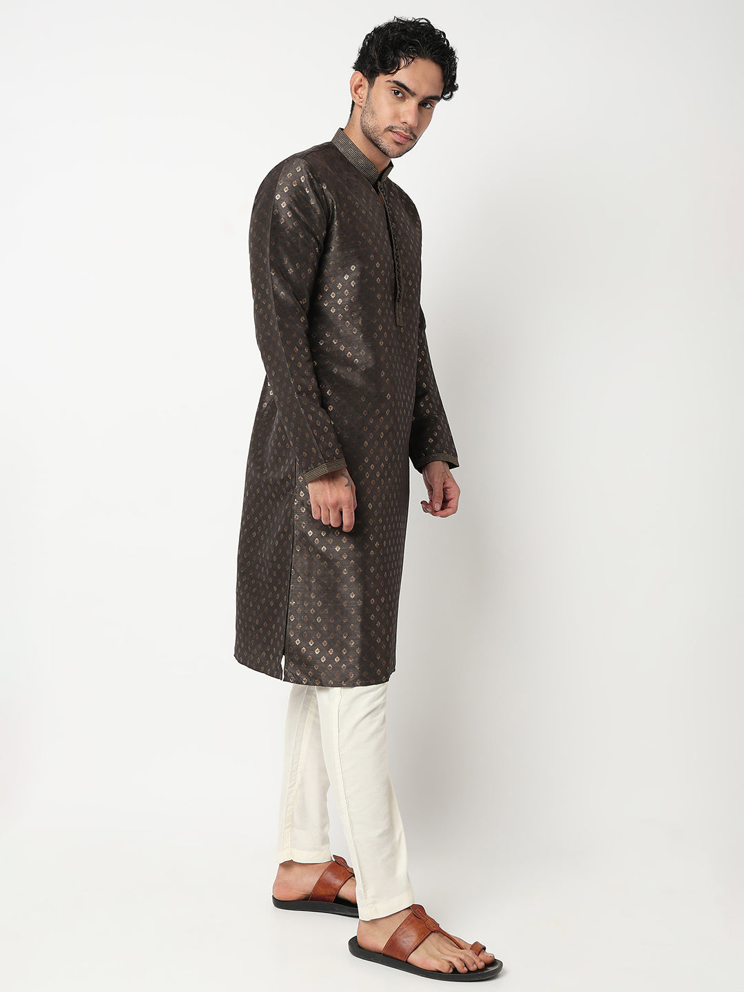 Digital Print Straight Kurta With Pant Set