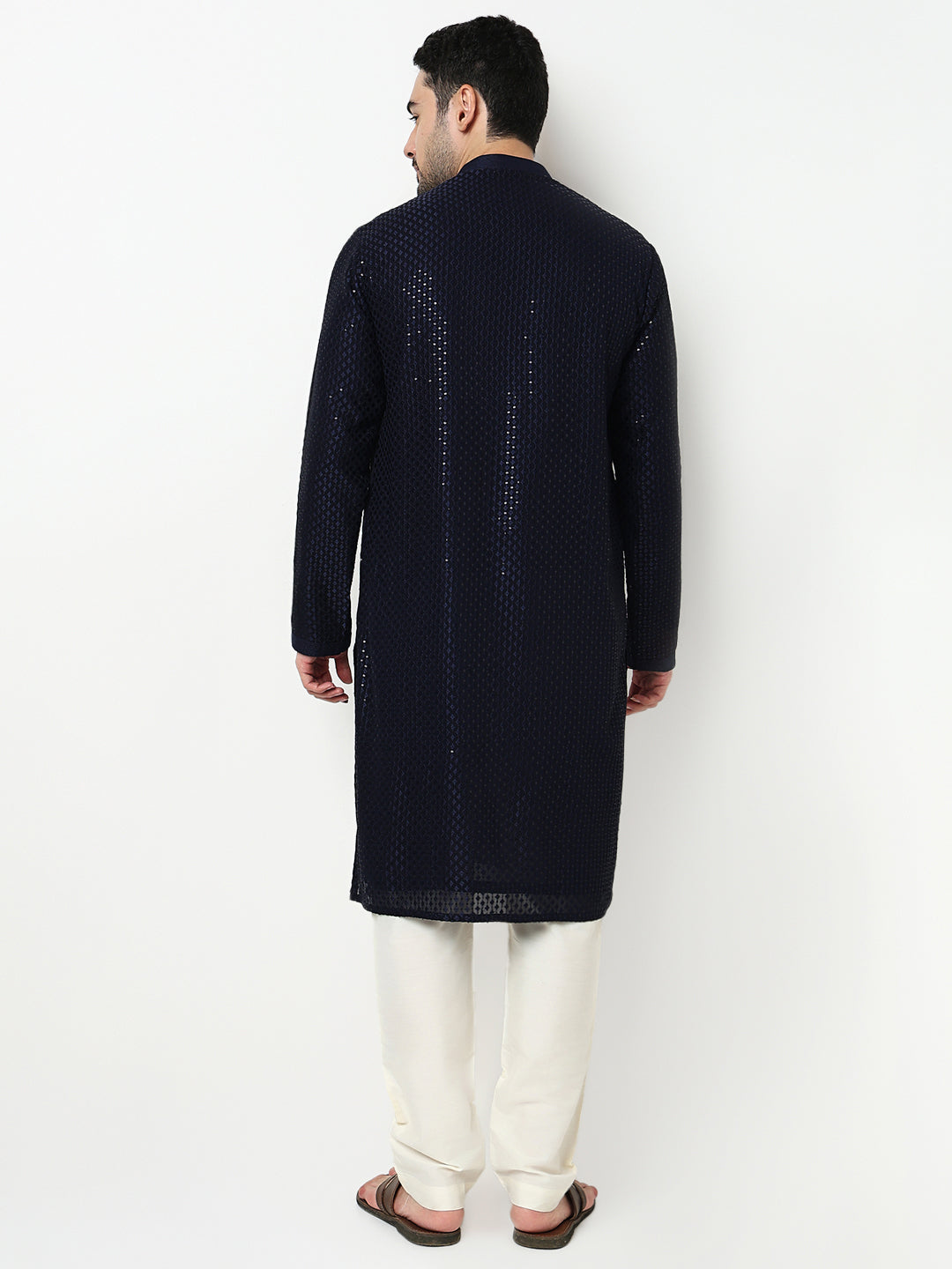 Embroidered Kurta with Pant Set