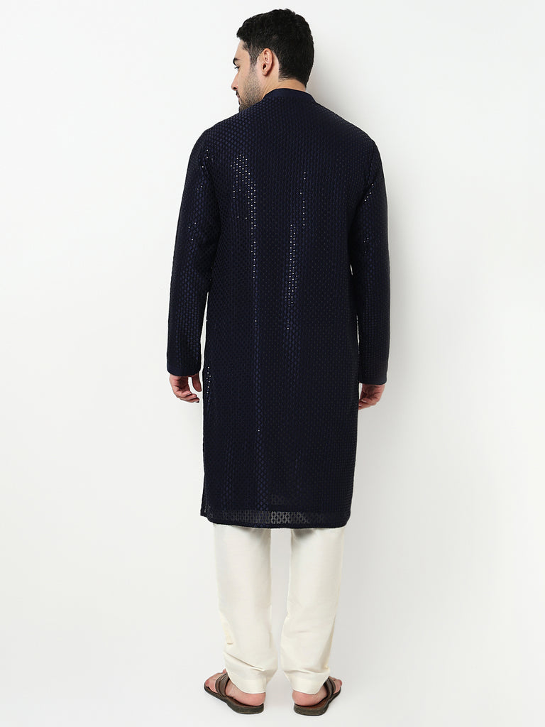 Embroidered Kurta with Pant Set