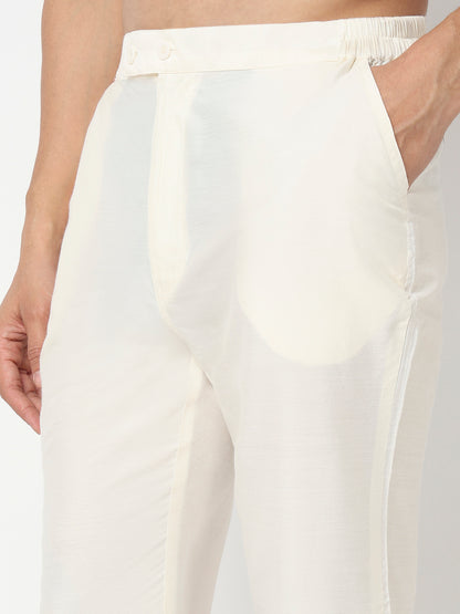 Embroidered Straight Kurta With Pant Set