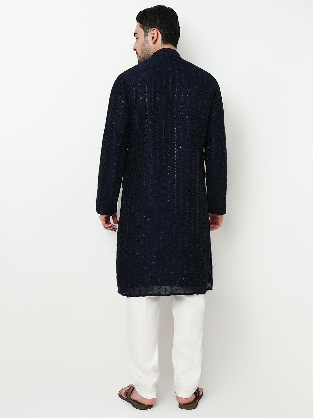 Embroidered Kurta with Pant Set