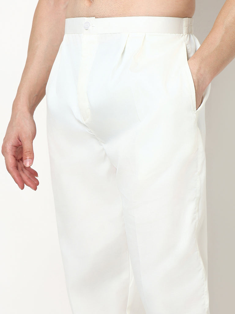 Jacquard Kurta with Pant Set