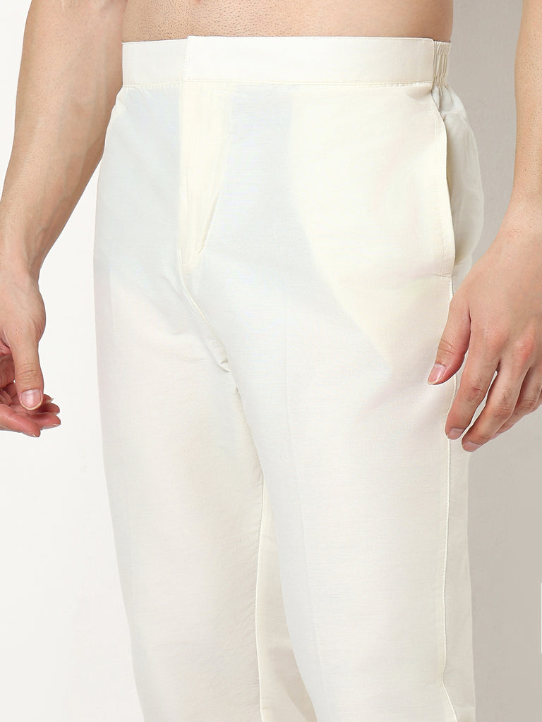 Jacquard Kurta with Pant Set