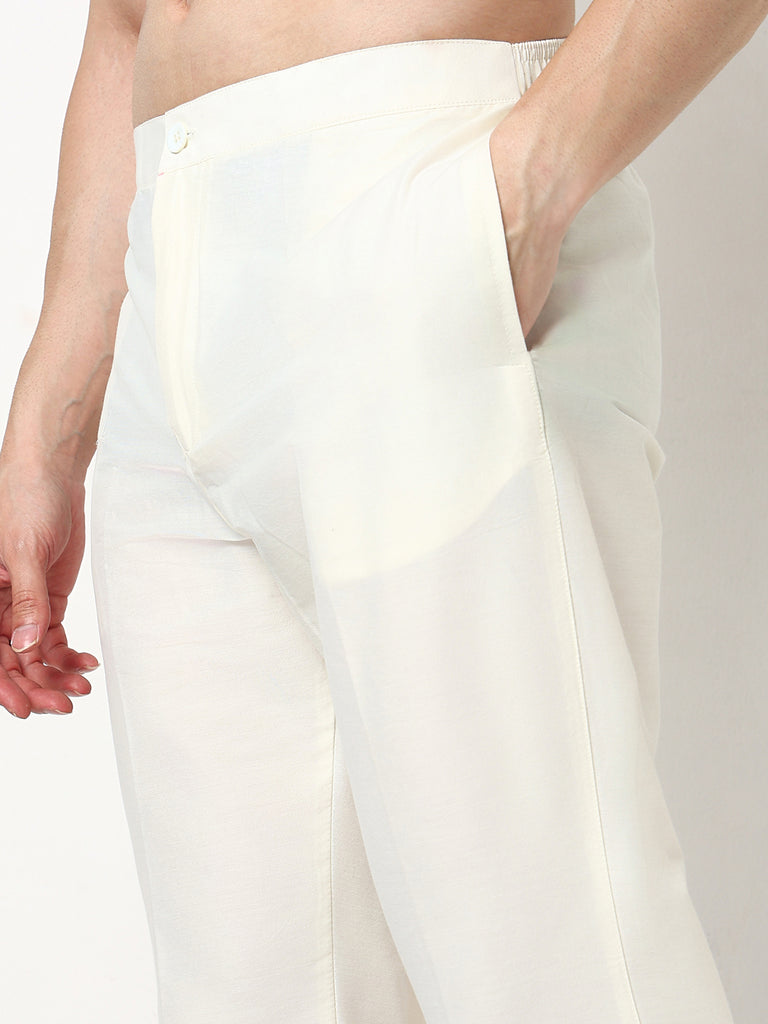 Jacquard Kurta with Pant Set