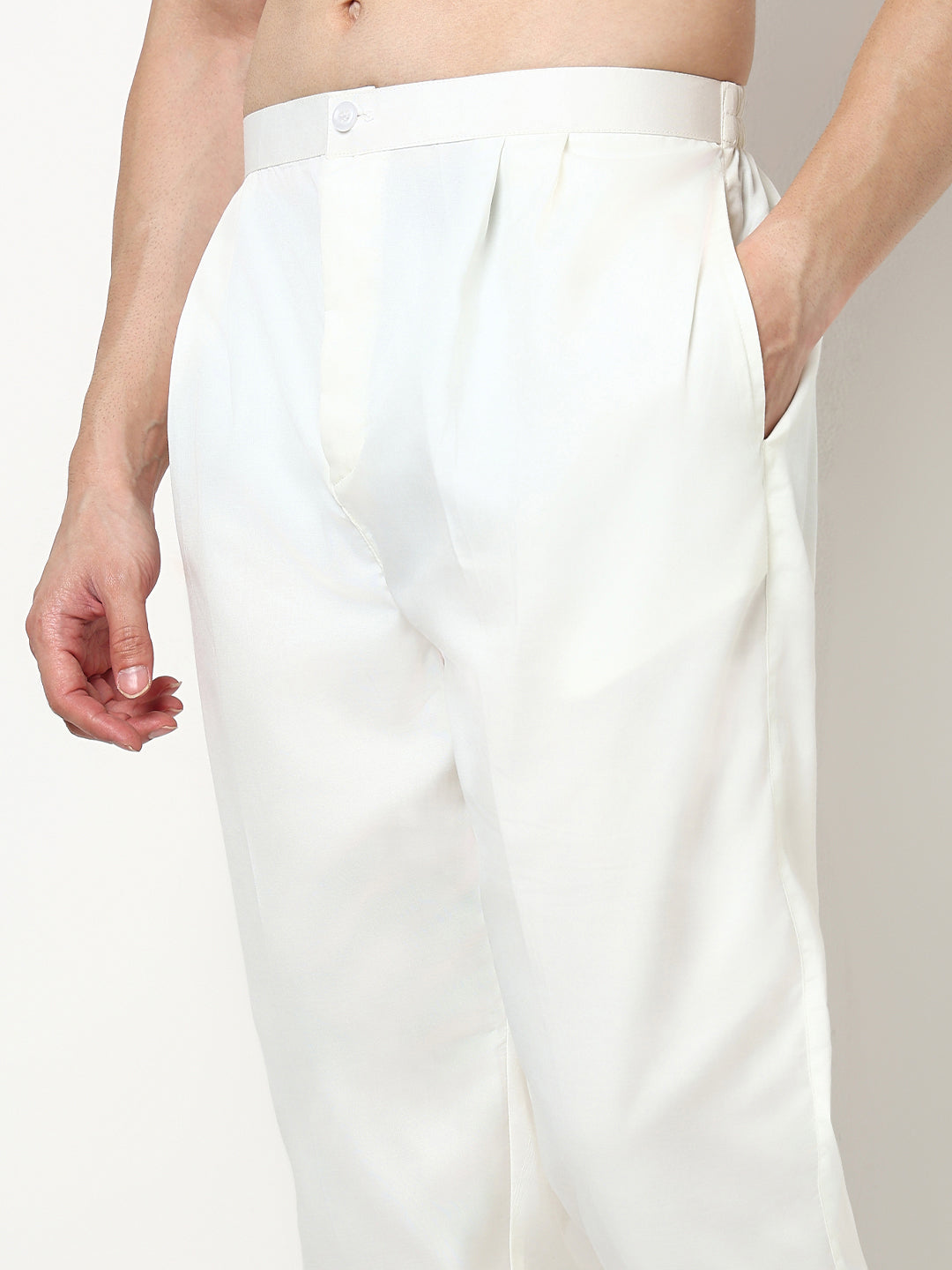 Jacquard Kurta with Pant Set