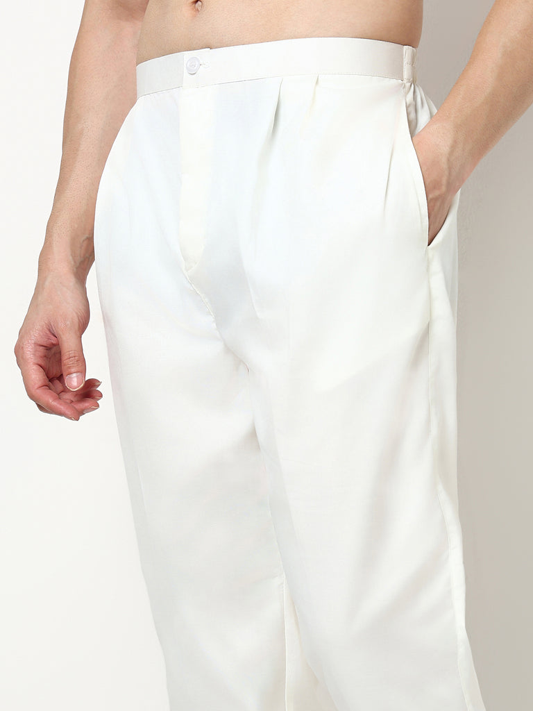 Jacquard Kurta with Pant Set