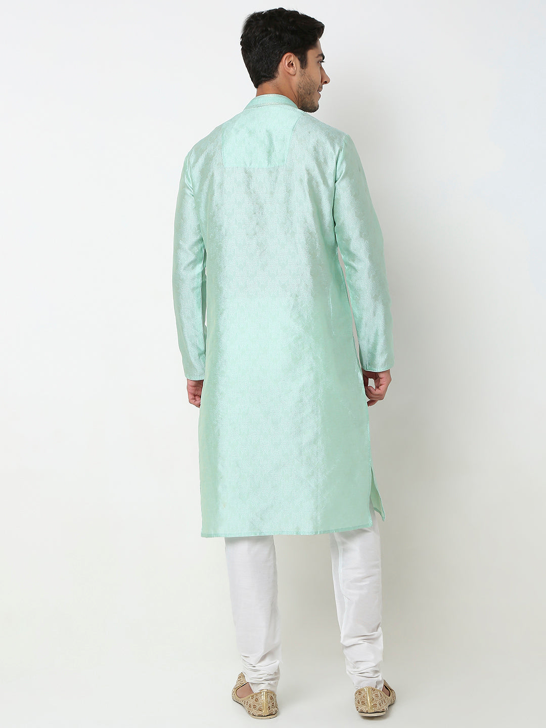 Regular Fit Jacquard Kurta Set