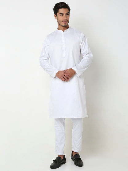 Regular Fit Jacquard Kurta Set