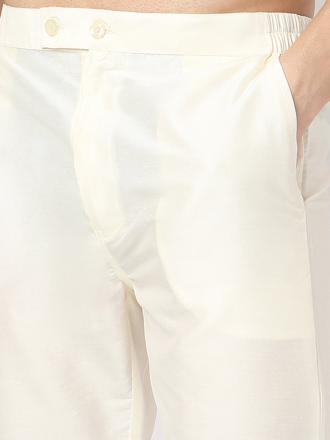 Regular Fit Embroidered Kurta with Pyjama Set
