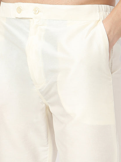 Regular Fit Embroidered Kurta with Pyjama Set