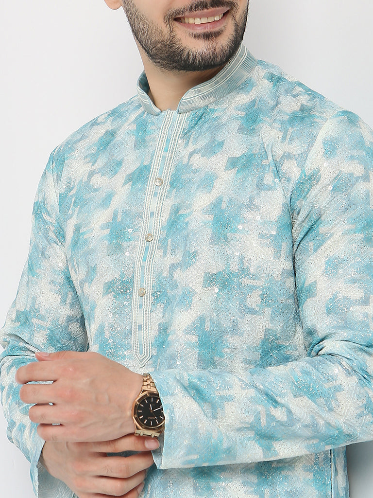 Regular Fit Printed Kurta with Pyjama Set