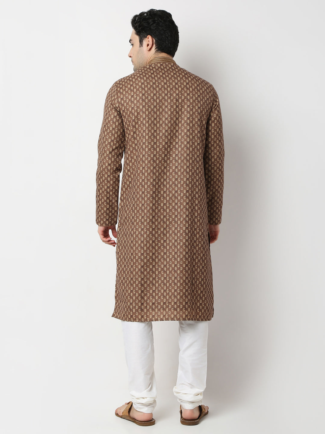 Regular Fit Printed Straight Kurta and Pyjama Set