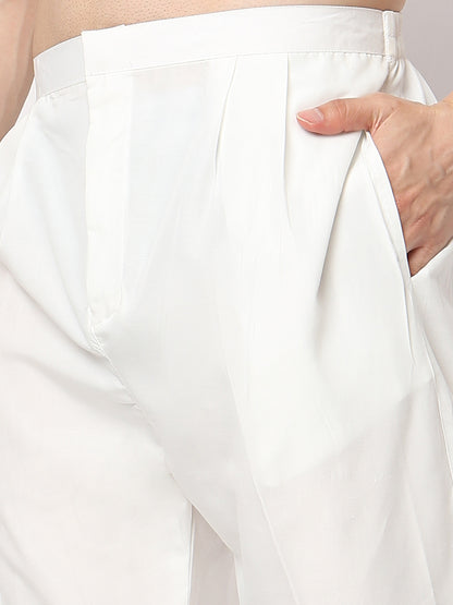 Regular Fit Jacquard Kurta with Pyjama Set