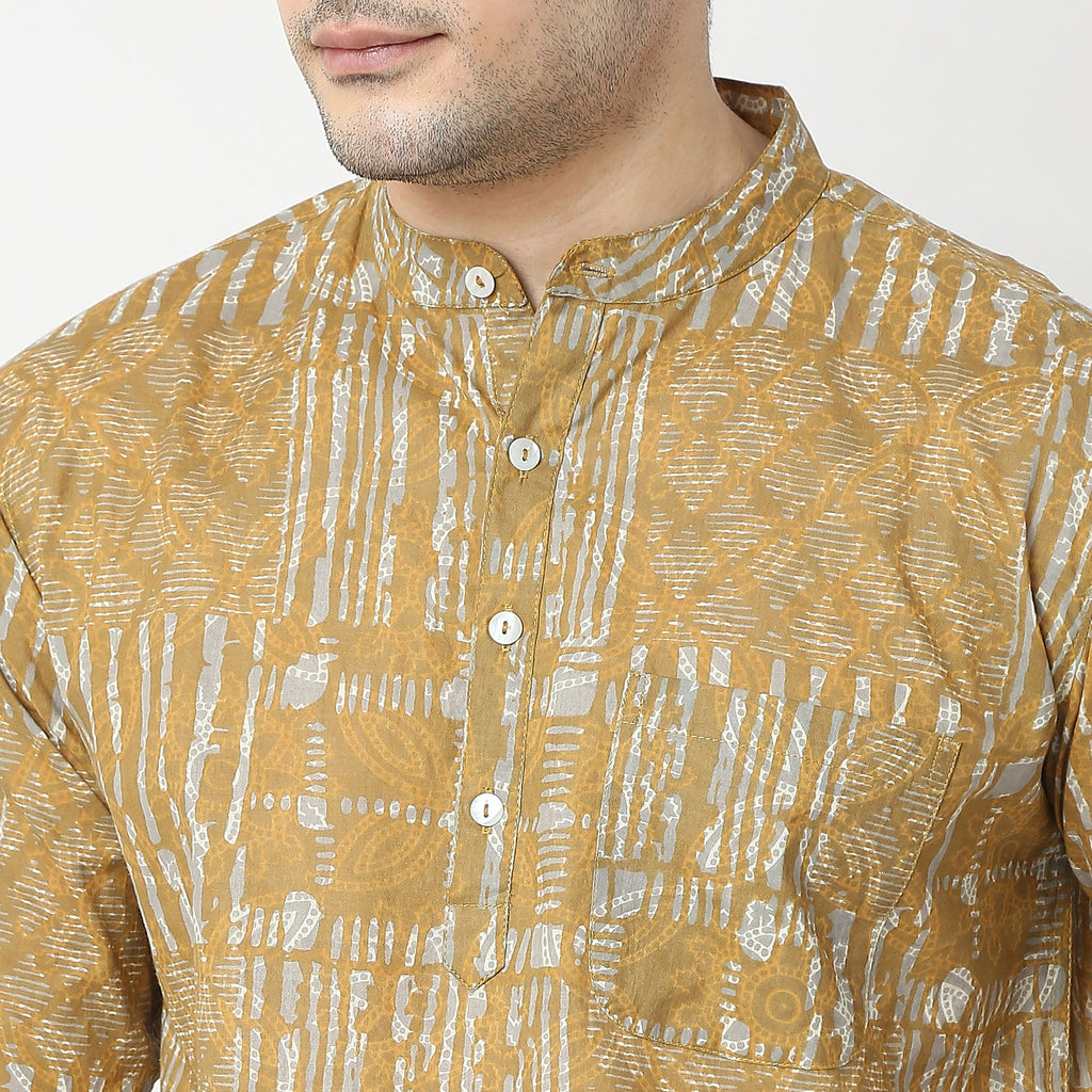 Regular Fit Printed Kurta