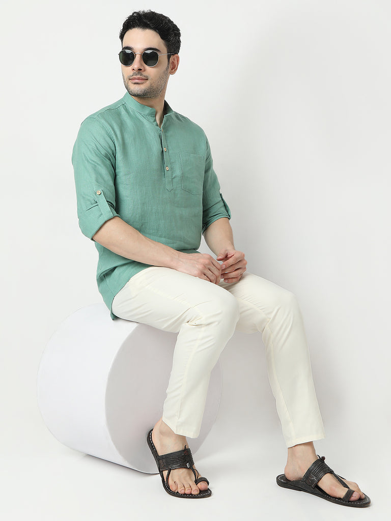 Regular Fit Solid Kurta