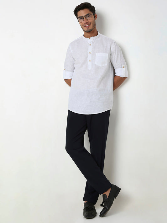 Regular Fit Solid Kurta