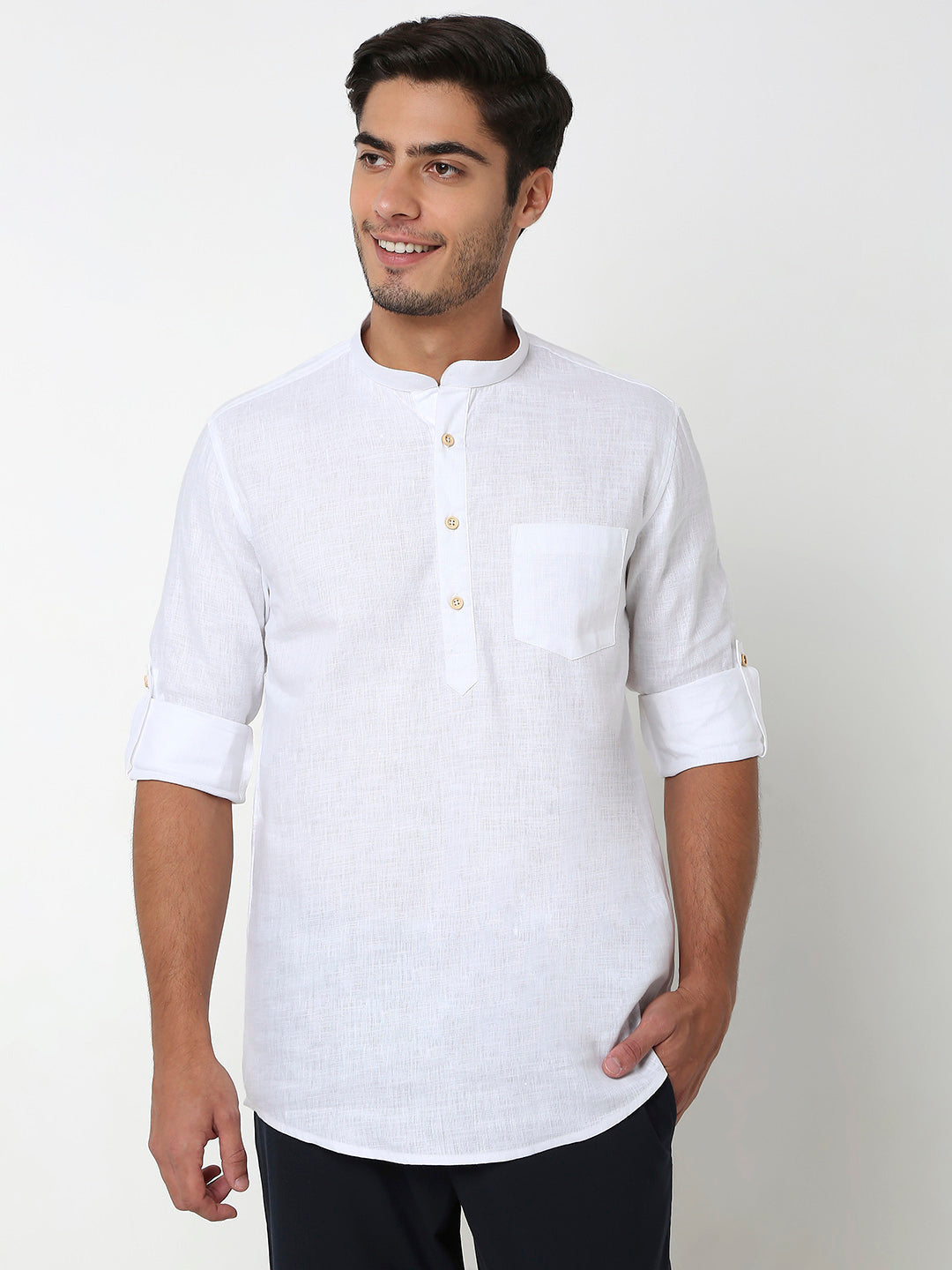 Regular Fit Solid Kurta
