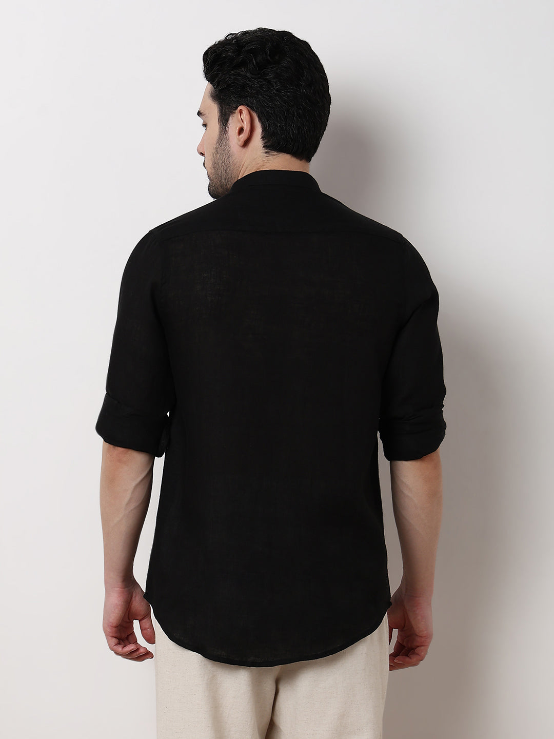 Ethnic Linen Short Kurta