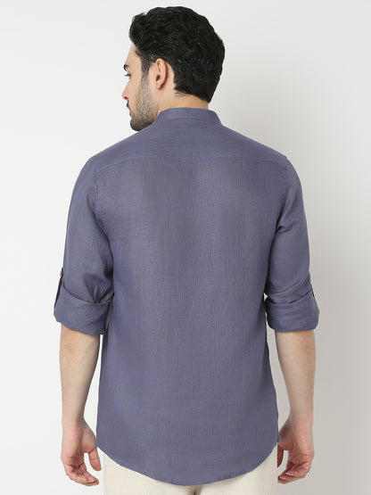 Regular Fit Solid Full Sleeve Kurta