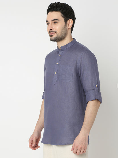 Regular Fit Solid Full Sleeve Kurta