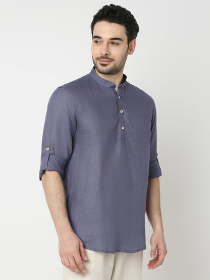 Regular Fit Solid Full Sleeve Kurta