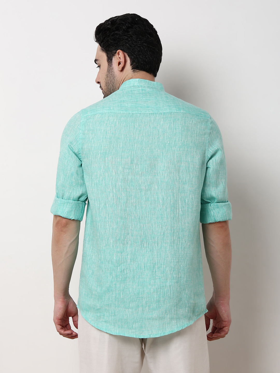 Ethnic Linen Short Kurta