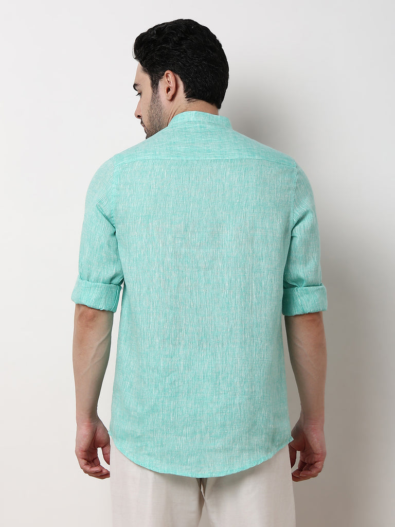 Ethnic Linen Short Kurta