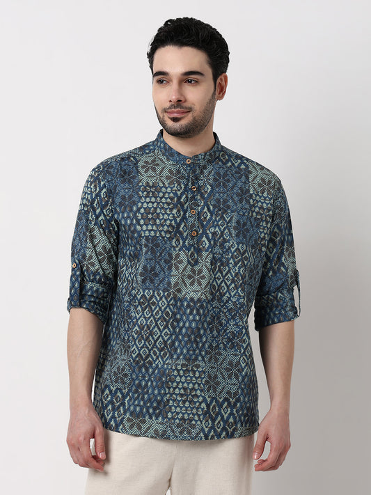 Printed Short Kurta