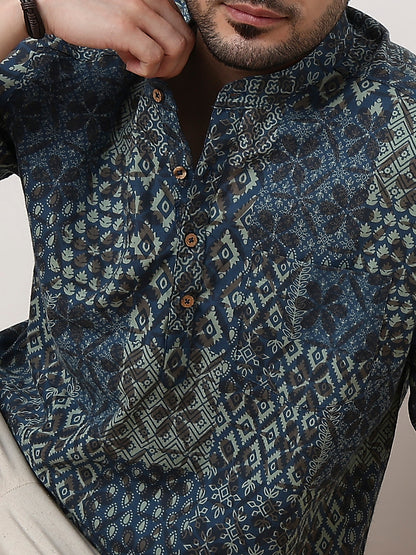 Printed Short Kurta