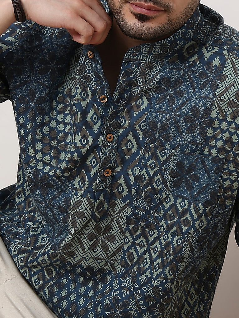Printed Short Kurta