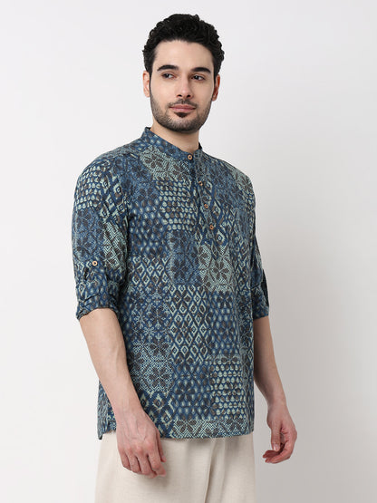Printed Short Kurta