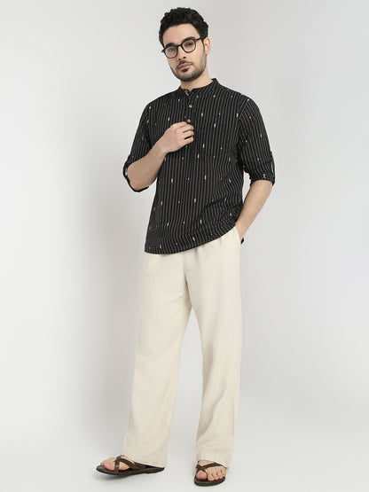 Regular Fit Printed Full Sleeve Kurta