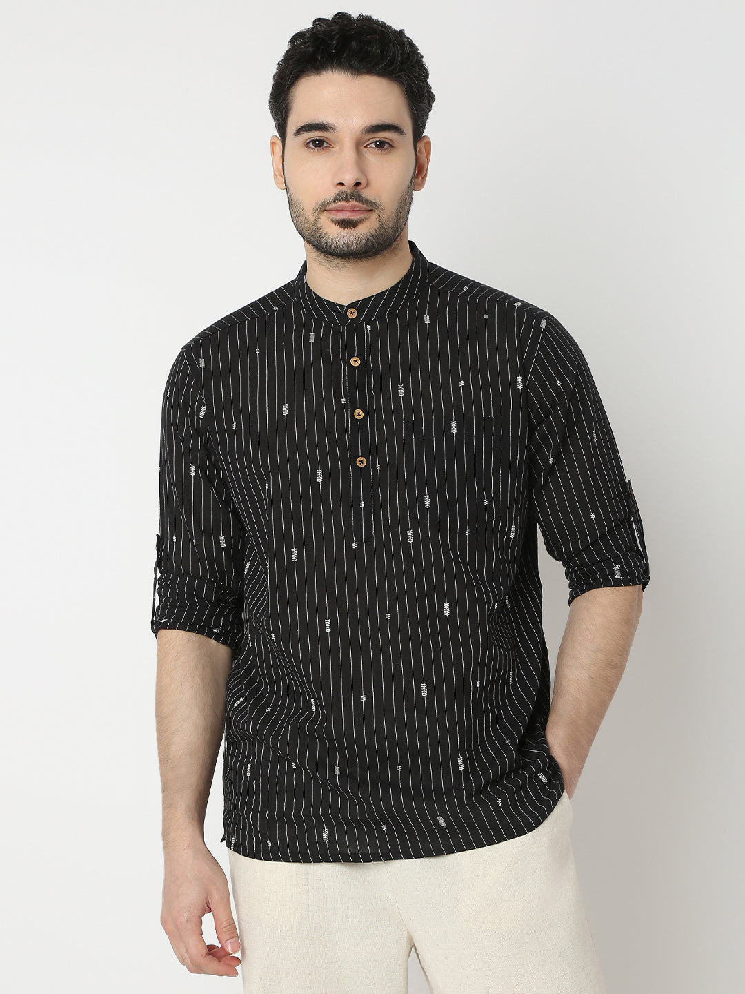 Regular Fit Printed Full Sleeve Kurta