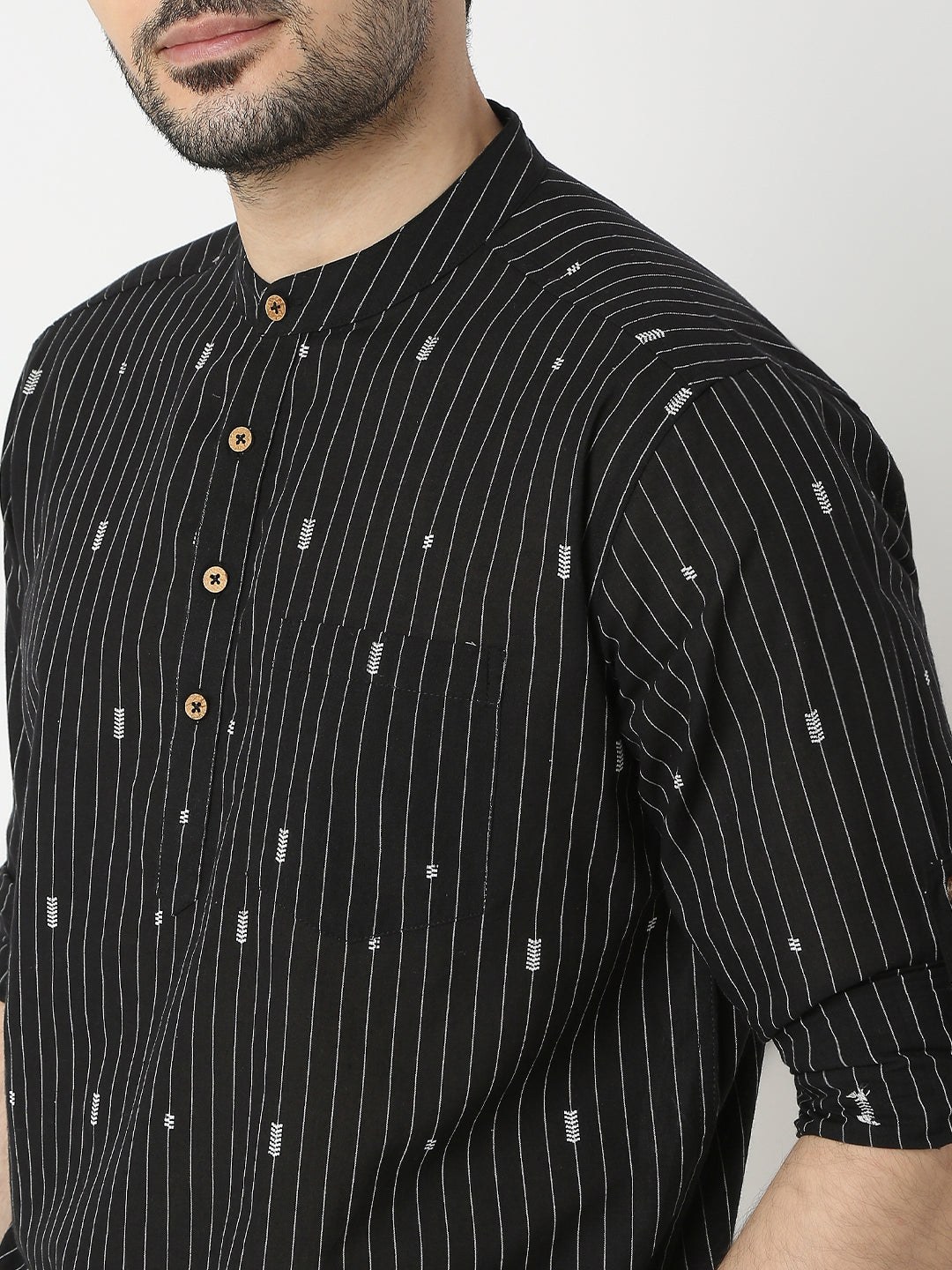 Regular Fit Printed Full Sleeve Kurta