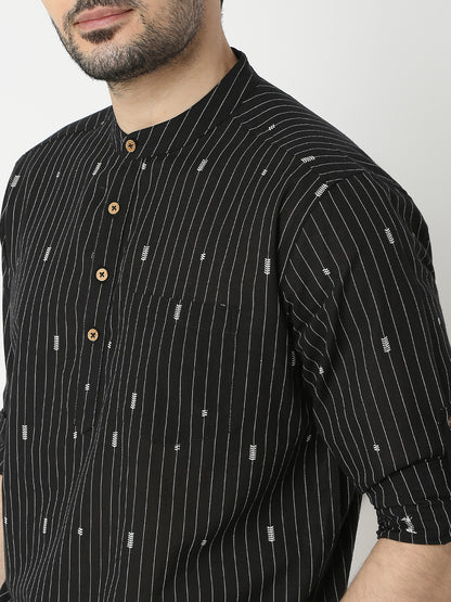 Regular Fit Printed Full Sleeve Kurta