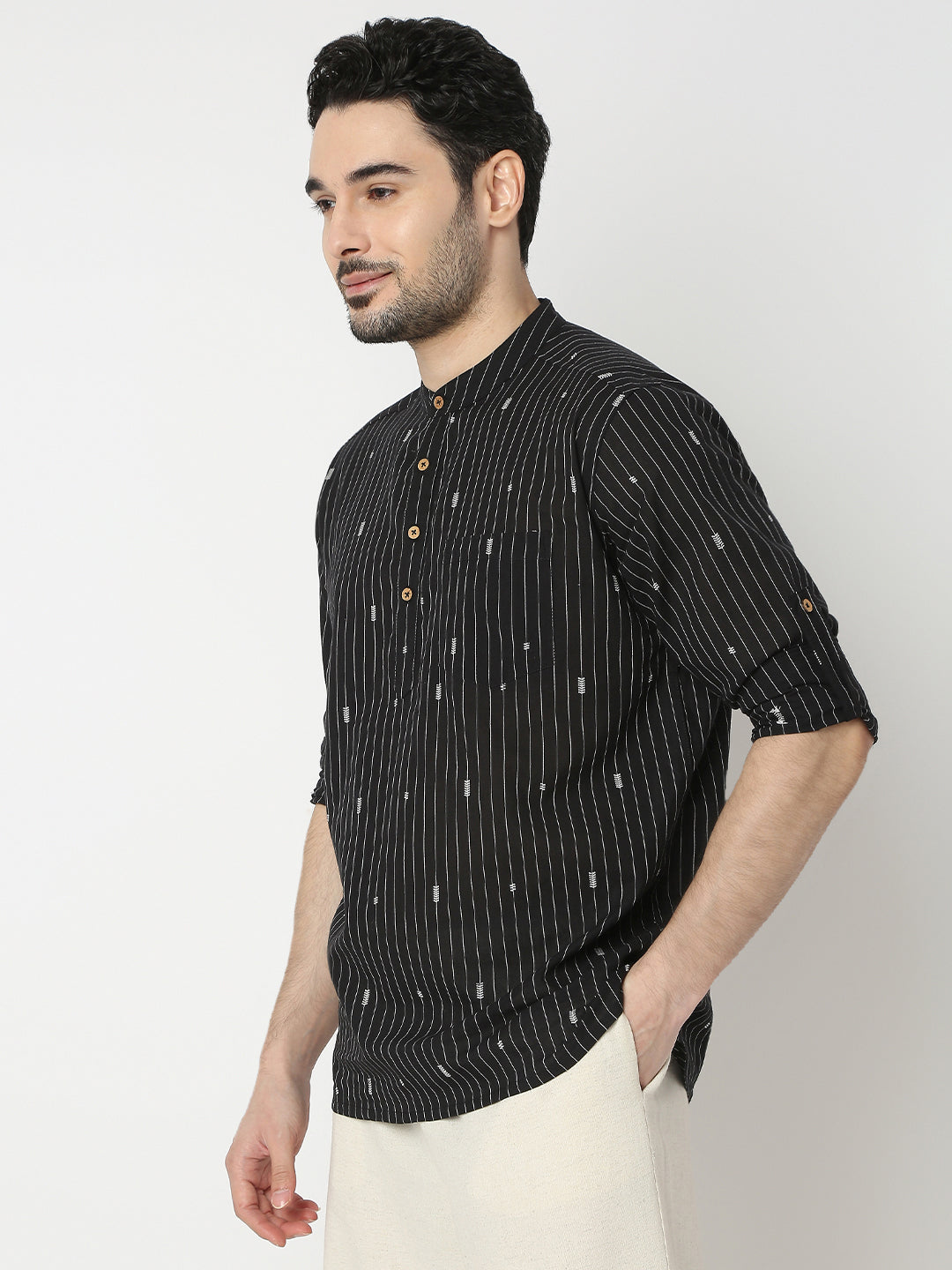 Regular Fit Printed Full Sleeve Kurta