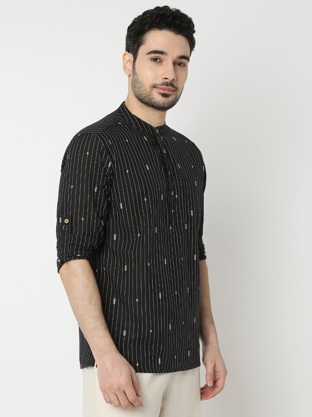 Regular Fit Printed Full Sleeve Kurta