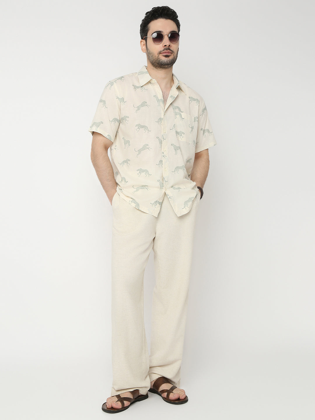 Regular Fit Printed Half Sleeve Shirts