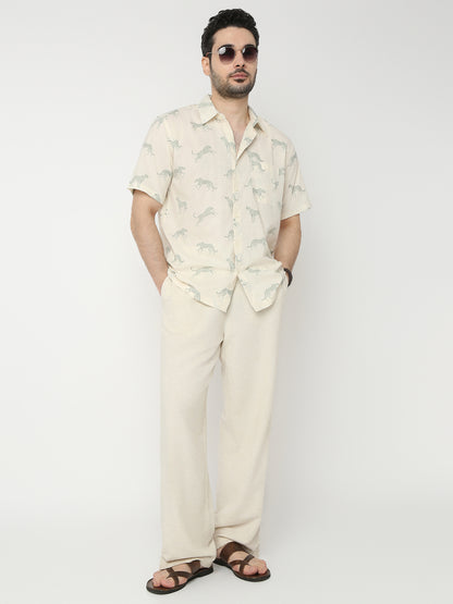 Regular Fit Printed Half Sleeve Shirts
