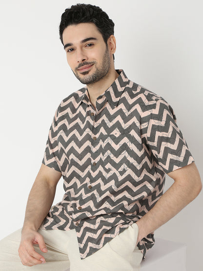 Relaxed Fit Printed Half Sleeve Shirts