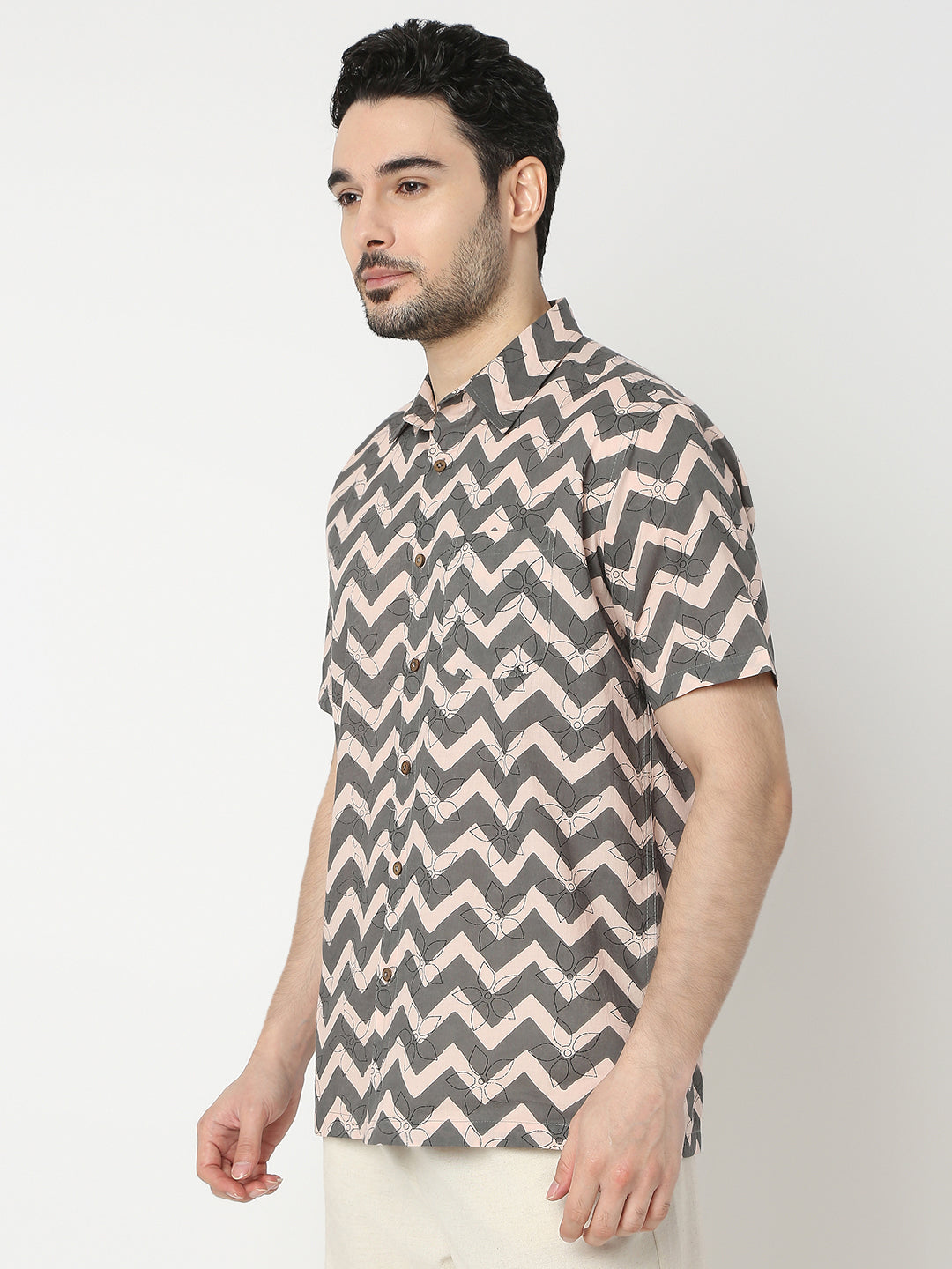 Relaxed Fit Printed Half Sleeve Shirts